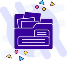 File freestyle solid Icon vector