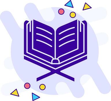 Read freestyle solid Icon vector