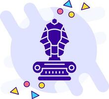 Sculputure freestyle solid Icon vector