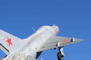 Monument to the fighter aircraft. photo