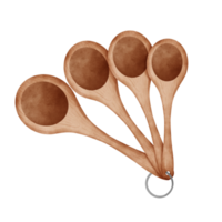 wooden measuring spoon png