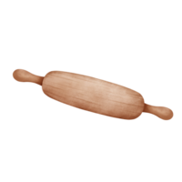 A rolling pin used for kneading dough png