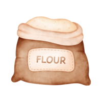 Pastry Flour Illustration png