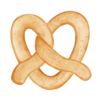 Pretzel Illustration for Decoration png