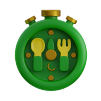 3d ramadan iftar icon png