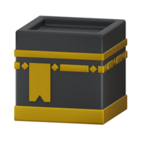 3d Ramadán kaaba icono png