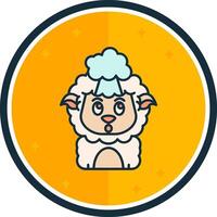 Exploding filled verse Icon vector