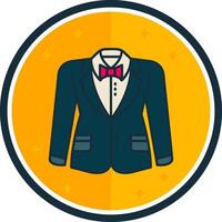 Blazer filled verse Icon vector