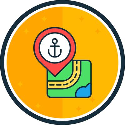 Port filled verse Icon