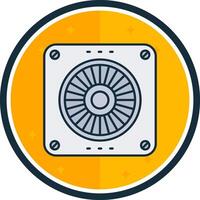 Extractor filled verse Icon vector