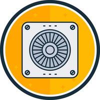 Extractor filled verse Icon vector