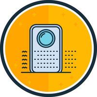 Purifier filled verse Icon vector