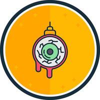 Eye ball filled verse Icon vector