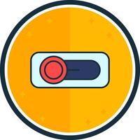 Switch filled verse Icon vector