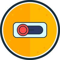 Switch filled verse Icon vector