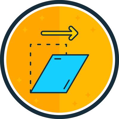 Shear filled verse Icon