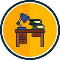 Workspace filled verse Icon vector