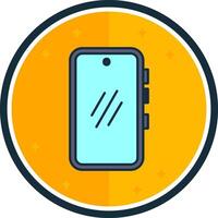 Smartphone filled verse Icon vector