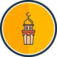 Minaret filled verse Icon vector