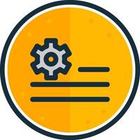 Deploy rules filled verse Icon vector