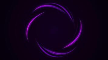 Abstract rotation angel wings ring background. Abstract Seamless Loop Background Violet Luminous Swirling Glowing Circle video