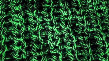 lana struttura, drappeggiato tessile modello avvicinamento. di lana struttura tessuto sfondo. visibile dettagli nel delicato fili, quello rendere su il intrecciata tessuto video