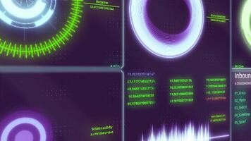 cabeças acima exibição interface infográfico. vários animado infográficos gráficos Como hud cabeça erguida mostrar, tecnologia. tecnológica padronizar. Boa para tecnologia vídeo sobreposição video