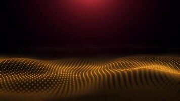 Abstract background with wavy color lines. Abstract animation wave motion. Animation of seamless loop video