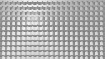 blanc polygonal géométrique surface. ordinateur généré sans couture boucle abstrait mouvement Contexte video