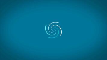Spiral glowing effect abstract circular color trails, abstract. Colored spiral with woven lines in the shape of a circle.Color spun spiral video