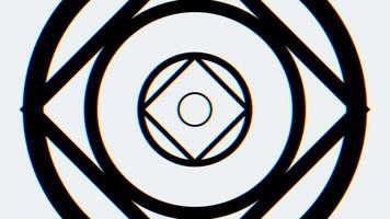 Kaleidoscopic animation loops endlessly - great for web site backgrounds. Hallucinogenic kaleidoscope animation video