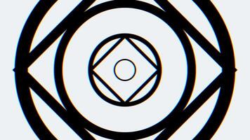 Kaleidoscopic animation loops endlessly - great for web site backgrounds. Hallucinogenic kaleidoscope animation video