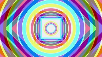 coloré kaléidoscopique animation boucles sans cesse - génial pour la toile site arrière-plans. hallucinogène kaléidoscope animation video