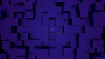 Abstract cubes move, 3D animation. Seamless Looping Abstract Cubes Background. Cubes are composed in the background for copy space video