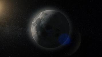 Luna e stelle il Luna è un astronomico corpo quello orbite pianeta terra, essere della terra solo permanente naturale satellitare. esso è il quinto più grande naturale satellitare nel il solare sistema video