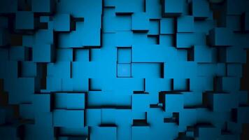 Abstract cubes move, 3D animation. Seamless Looping Abstract Cubes Background. Cubes are composed in the background for copy space video