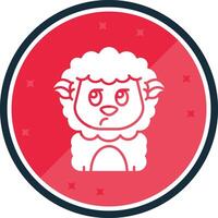 Liar Glyph verse Icon vector