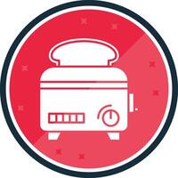 Toaster Glyph verse Icon vector