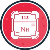 Nihonium Glyph verse Icon vector