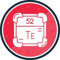 Tellurium Glyph verse Icon vector