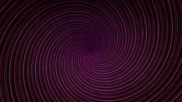 resumen espiral giratorio y retortijón líneas, computadora generado fondo, 3d representación antecedentes. giratorio luminoso espiral líneas video
