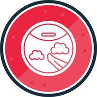 Porthole Glyph verse Icon vector