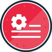 Deploy rules Glyph verse Icon vector
