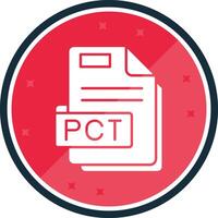 Pct Glyph verse Icon vector