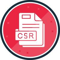 Csr Glyph verse Icon vector