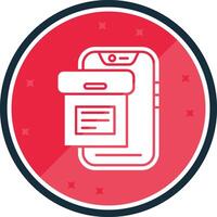 Archive Glyph verse Icon vector