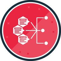 Index Glyph verse Icon vector