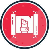 Caligraphy Glyph verse Icon vector
