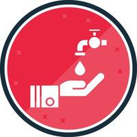 Wudu Glyph verse Icon vector