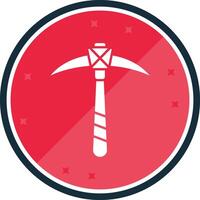 Pick Glyph verse Icon vector